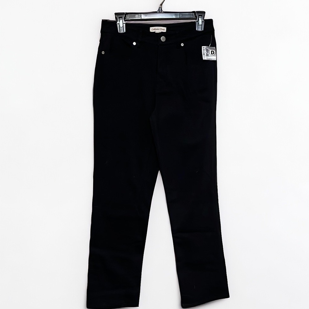 Coldwater Creek Black Straight Leg Pants, sz 6